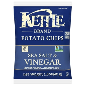 Kettle Foods Potato Chip Sea Salt & Vinegar-1.5 oz.-24/Case
