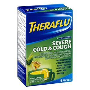 Theraflu Night Time Severe Cold & Cough-6 Each-3/Box-8/Case