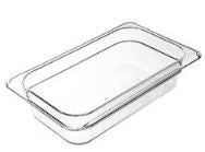 Cambro H-Pans 10.44 Inch X 12.75 Inch X 4 Inch 6.3 Quart One Half Size Amber Pan-1 Each