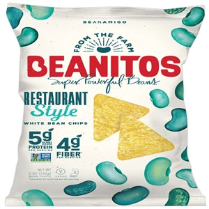 Beanitos Restaurant Style White Bean With Sea Salt-1 Each-6/Case