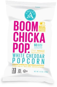 Angie's Boomchickapop White Cheddar Popcorn-4.5 oz.-12/Case