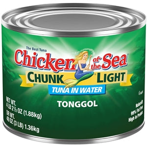 Chicken Of The Sea Tonggol Light Tuna In Water-66.5 oz.-6/Case