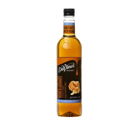 Davinci Gourmet Gourmet Sugar Free Peanut Butter Syrup-750 Milliliter-4/Case