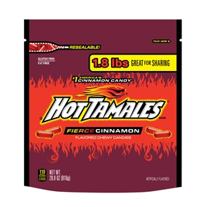 Hot Tamales Cinnamon Stand Up Bag-28.8 oz.-6/Case