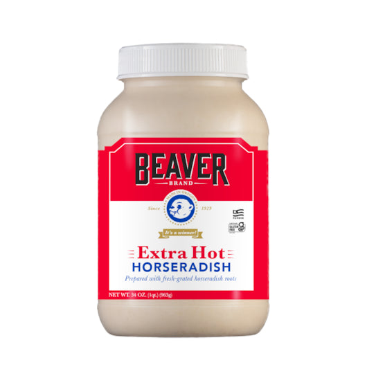 Beaver Extra Hot Horseradish Bulk-2 lb.-6/Case