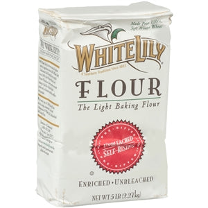 White Lily Unbleached Self Rising Flour-5 lb.-8/Case