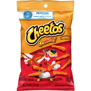 Cheetos Crunchy Cheese Flavored Snack-2.75 oz.-32/Case