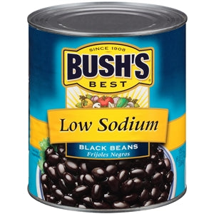Bush's Best Low Sodium Black Beans-108 oz.-6/Case