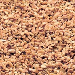 Azar Dry Roasted Unsalted Chopped Peanuts-2.5 lb.-6/Case