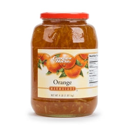 Carriage House Preserves Orange Marmalade Glass-4 lb.-6/Case