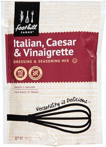 Foothill Farms Italian Oil And Vinegar No Msg Shelf Stable Mix Dressing Bulk-7.6 oz.-12/Case