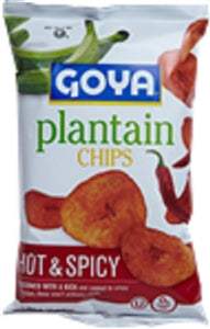 Goya Chips Plantain Hot & Spicy-5 oz.-12/Case