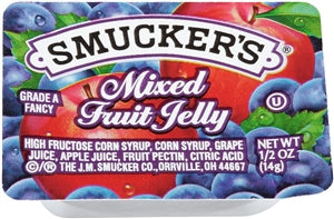 Smucker's Kosher; Mixed Fruit; Plastic Jelly Cups 200/0.5 Oz.