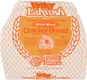 Valley Lahvosh Valley Lahvosh Crackerbread Round Cracked Wheat 15 Inch-26 oz.-5/Case