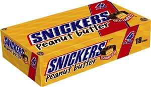Snickers King Size Peanut Butter Squared Snicker-3.56 oz.-18/Box-6/Case