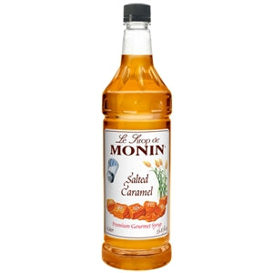 Monin Salted Caramel Syrup-1 Liter-4/Case