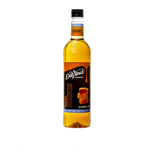 Davinci Gourmet Syrup Sugar Free Caramel Flavored-750 Milliliter-4/Case