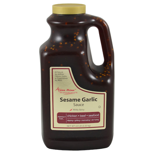 Asian Menu Sesame Garlic Sauce All Natural-0.5 Gallon-4/Case