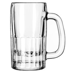 Libbey 10 oz. Clear Mug Beer Glass-12 Each-1/Case