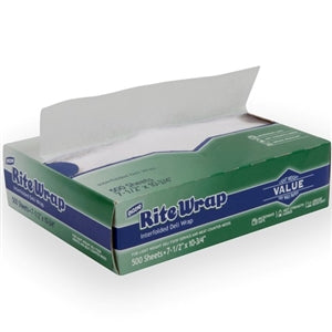 Rite Rap Deli Paper Interfolded Light Weight Dry Waxed-500 Count-12/Case