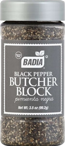 Badia Pepper Butcher Block-3.5 oz.-6/Case