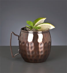 World Tableware Inc. Moscow Mule 14 Oz Cup W/Hammered And Antiqued Copper Finish 12/Case
