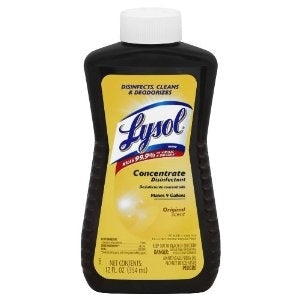 Lysol Original Scent Concentrate-12 fl oz.s-6/Case