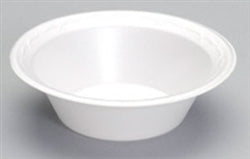 Genpak Celebrity 12 oz. White Foam Bowl-125 Each-125/Box-8/Case