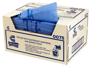 Chix Towel Blue With Blue Print-1 Piece-150/Box-1/Case