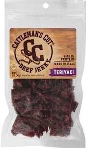 Cattlemen's Cut Teriyaki Beef Jerky-10 oz.-10/Case