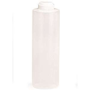 Tablecraft 24 oz. Natural Dispenser With Hinged Top Squeeze Bottle-12 Each-1/Case