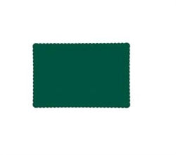 Lapaco Econo-Scalloped-Solid Colored-Hunter Green Placemat-1000 Each-1/Case