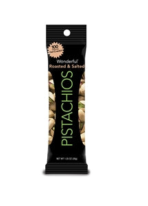 Wonderful Pistachios Roasted & Salted Pistachio Tube Pack-1.25 oz.-12/Box-10/Case