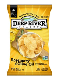 Deep River Snacks Rosemary Olive Oil Kettle Potato Chips-2 oz.-24/Case