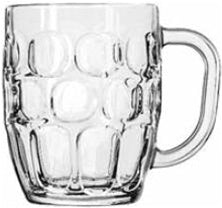 Libbey 19.25 oz. Glass Dimple Stein Mug-24 Each-1/Case