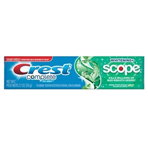 Crest Tube Plus Scope-2.7 oz.-12/Box-2/Case