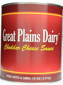 Great Plains Dairy Cheddar Cheese Sauce-106 oz.-1/Box-6/Case