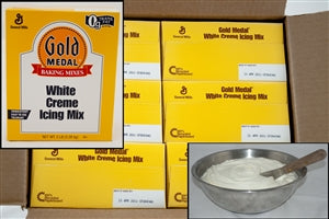 Gold Medal Baking Mixes White Creme Icing Mix-5 lb.-6/Case