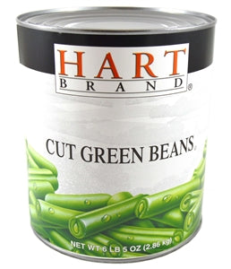 Hart Hart Green Bean Extra Standard 4 Sieve Cut-101 oz.-6/Case