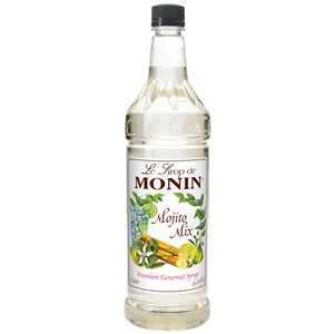 Monin Mojito Mix Syrup Cocktail Mixer-1 Liter-4/Case
