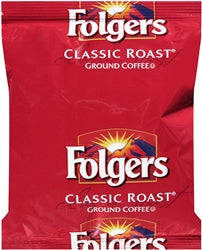 Folgers Caffeinated Ground Regular Coffee Urn-6.3 oz.-1/Case