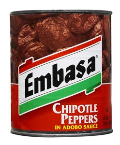 Embasa Chipotle Peppers In Adobo Sauce-26 oz.-12/Case