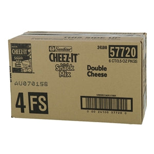 Cheez-It Double Cheese Crackers Snack Mix-3.5 oz.-6/Case