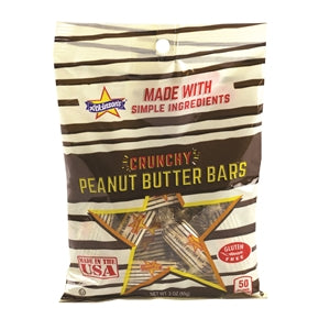 Peanut Butter Bars Candy Peg Bag-3 oz.-12/Case