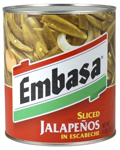 Embasa Pepper Sliced Jalapeno With Escabeche-98 oz.-6/Case