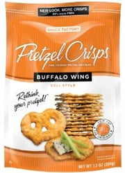Snack Factory Pretzel Crisps Buffalo Wing-7.2 oz.-12/Case