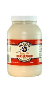 Beaver Extra Hot Horseradish Bulk-139 oz.-4/Case