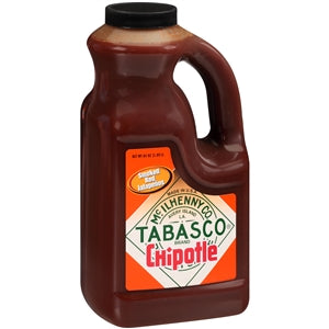 Tabasco Chipotle Pepper Hot Sauce Bulk-0.5 Gallon-2/Case