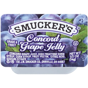 Smucker's Grape Jelly-0.5 oz.-400/Case