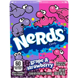 Nerds Nerds Grape Strawberry-1.65 oz.-36/Box-10/Case